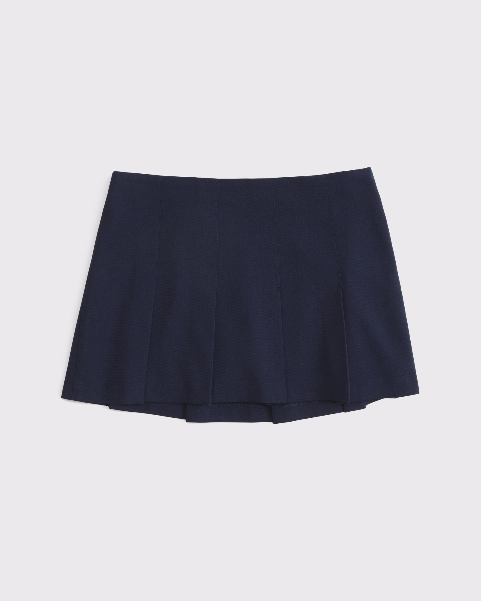 Mid Rise Pleated Mini Skort
