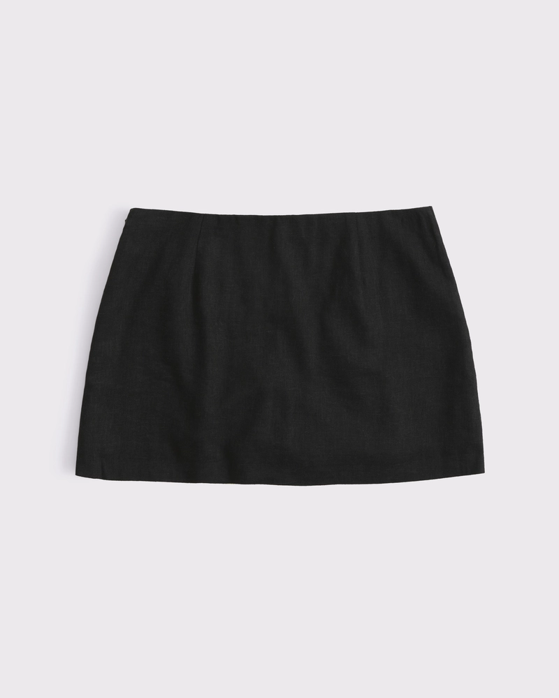 Curve Love Mid Rise Denim Mini Skirt