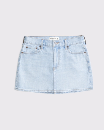 【Raucohouse】Denim solid pocket mini skirt Amazon.com: EsEico Women's Solid Mini Denim Skirt Button