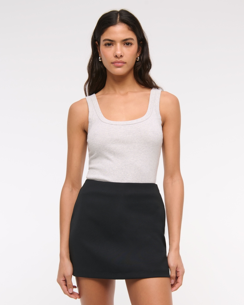 The A&F Scarlett Mid Rise Mini Skort