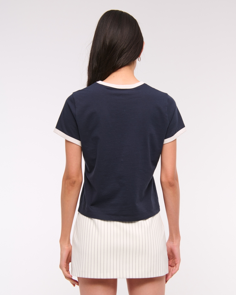 The A&F Scarlett Mid Rise Mini Skort
