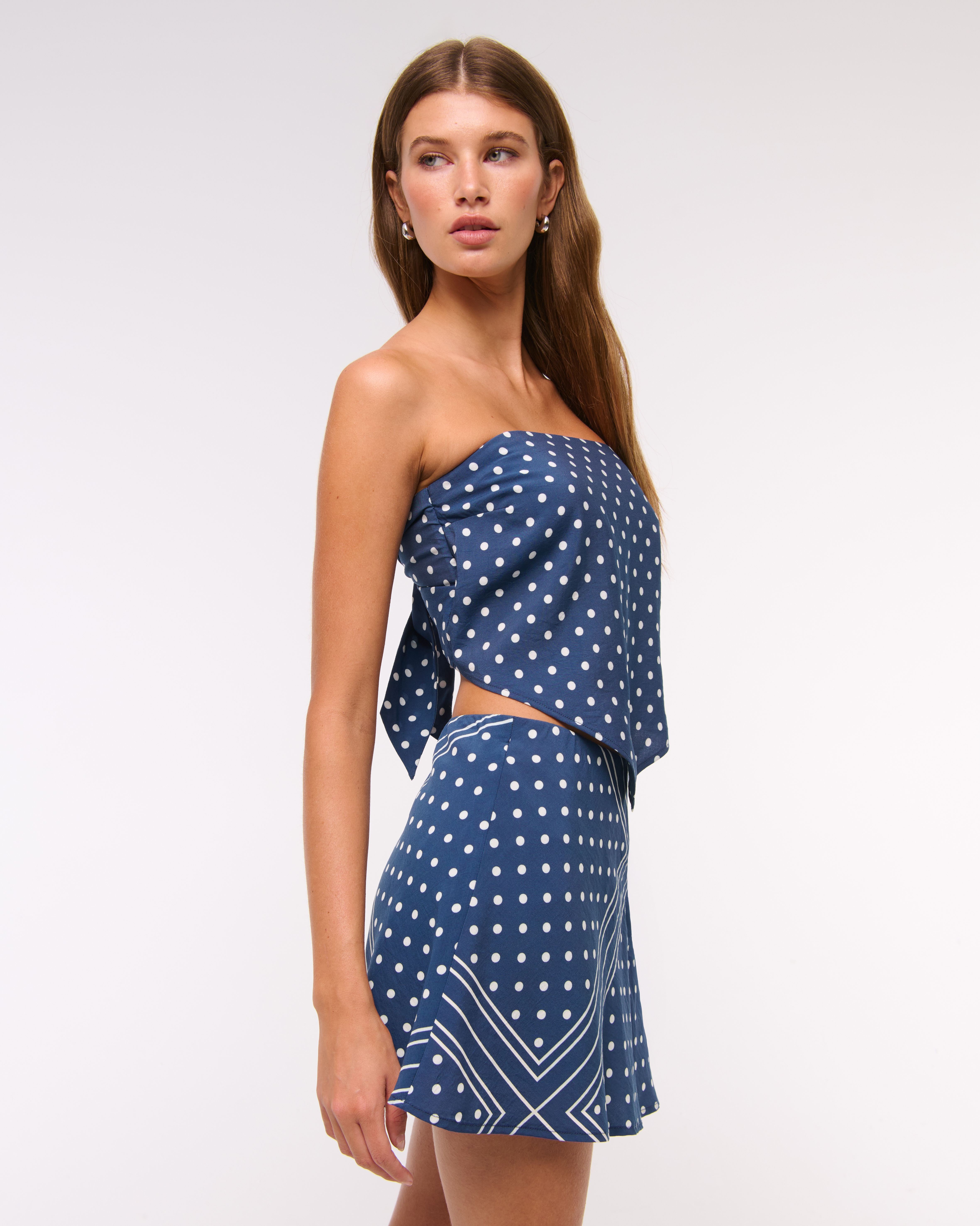 Abercrombie & Fitch The A&f Sienna Mini Skort In Blue