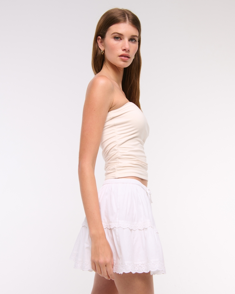 Mid Rise Pull-On Mini Skort