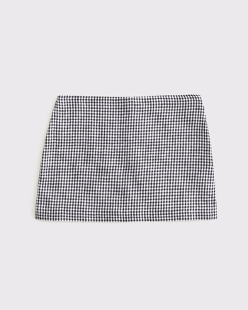 Women's The A&F Scarlett Mid Rise Linen-Blend Mini Skort | Women's Bottoms | Abercrombie.com