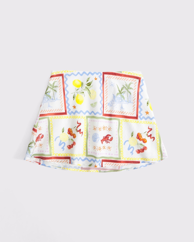 High Rise Flirty Mini Skort