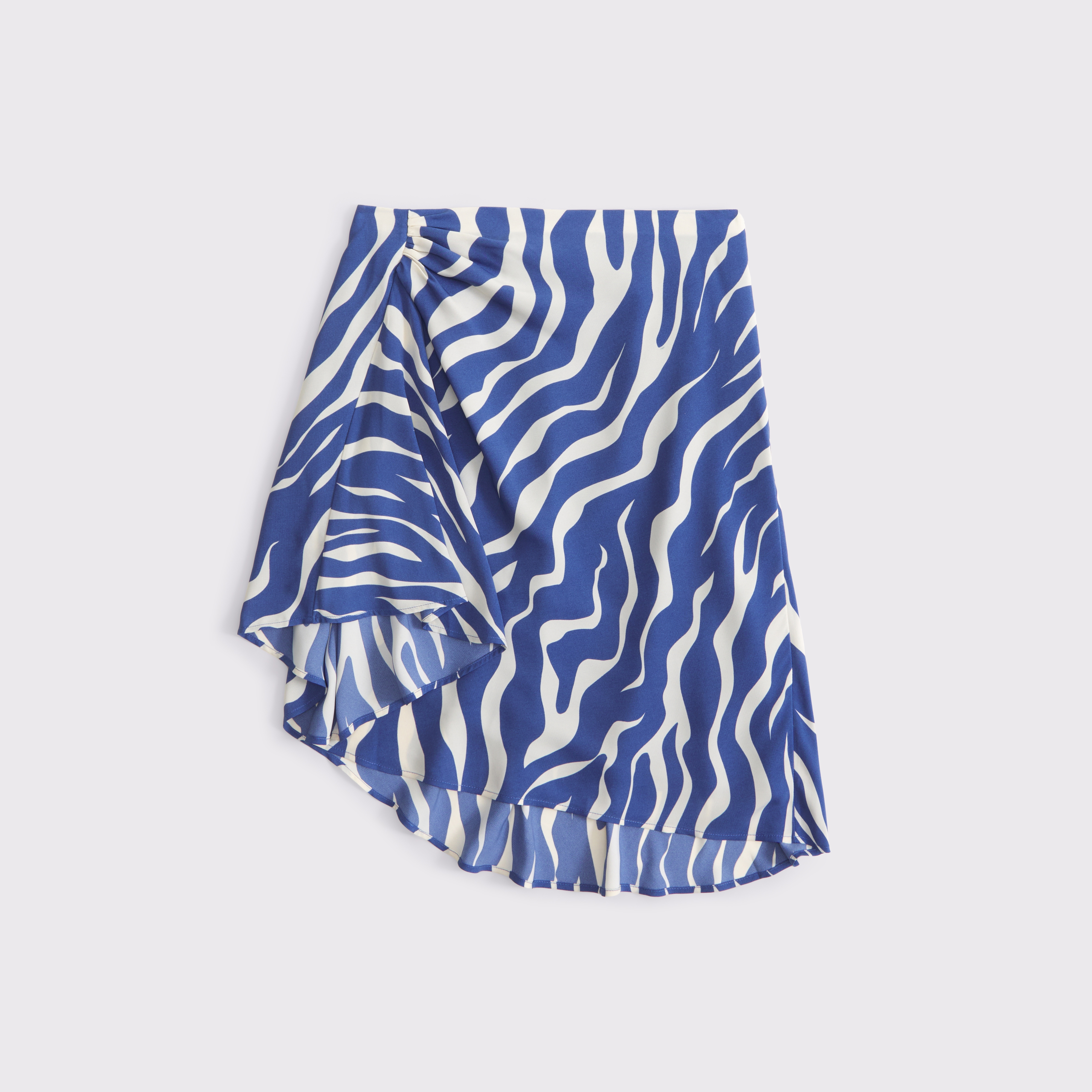 ★関税/送料込★MSCHF★ASYMMETRIC TWO-TONE MINI SKIRT High-Waisted Asymmetric Zip Mini Skirt | MILEY + MOLLY