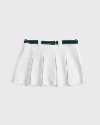 Pleated Mini Skort ダークモカ
Her lip to スコート Women's Mid-Rise Pleated Mini Skort | Women's Clearance