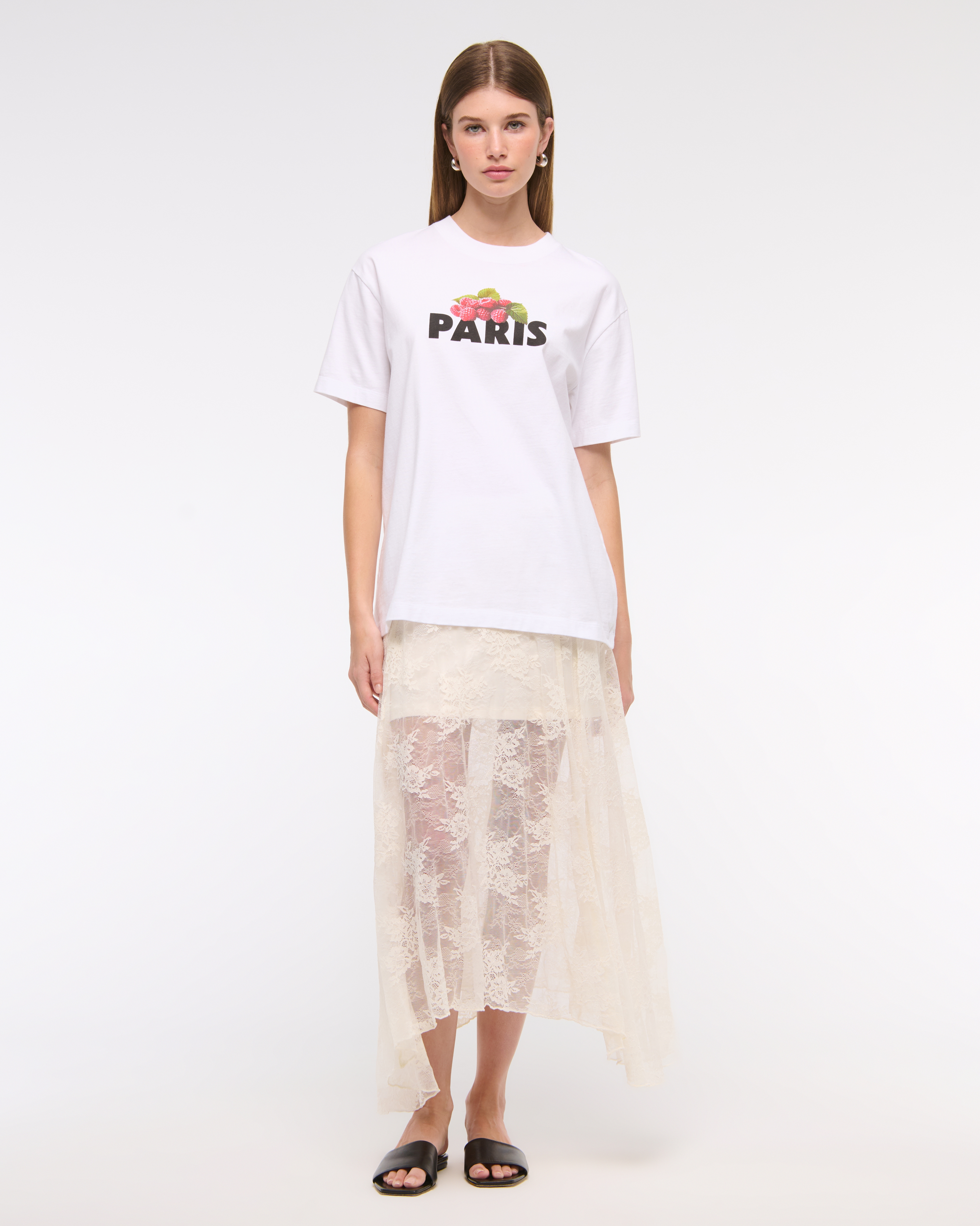 【極美品】 AMERI MODUALL LACE SKIRT AE High-Waisted Lace Maxi Skirt