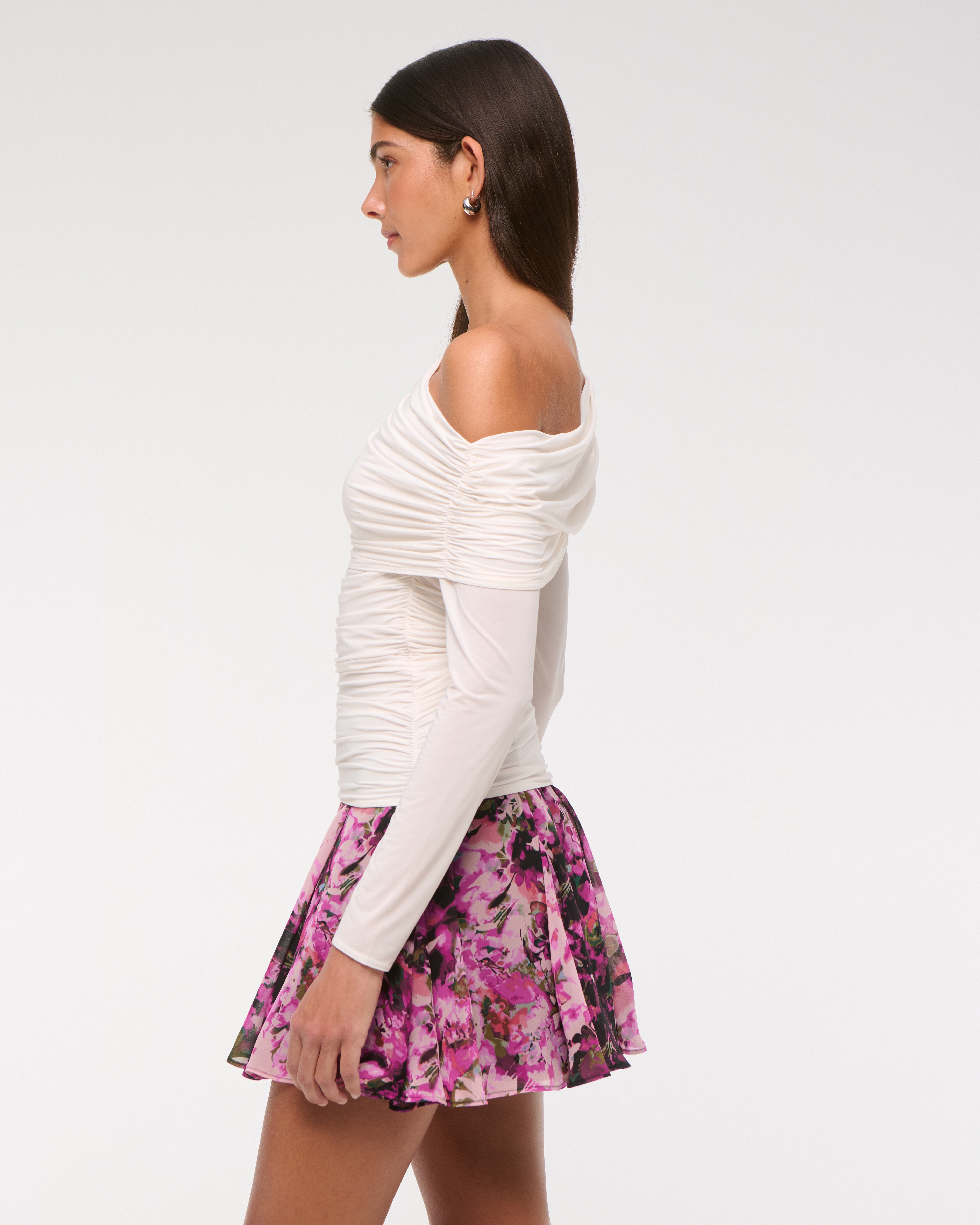 ★DIADORA★ Crosscoat Contrast Skirt PINK D4222TSK96PKD Double Play Pleated Skort in Pink Blossom | AS Revival