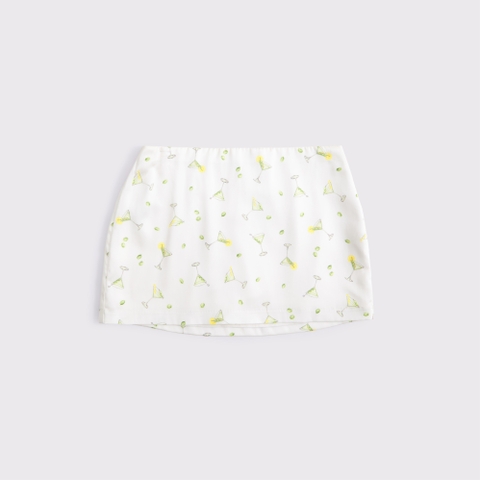 Женские юбки Abercrombie & Fitch The A&F Scarlett Mid Rise Satin Mini Skort