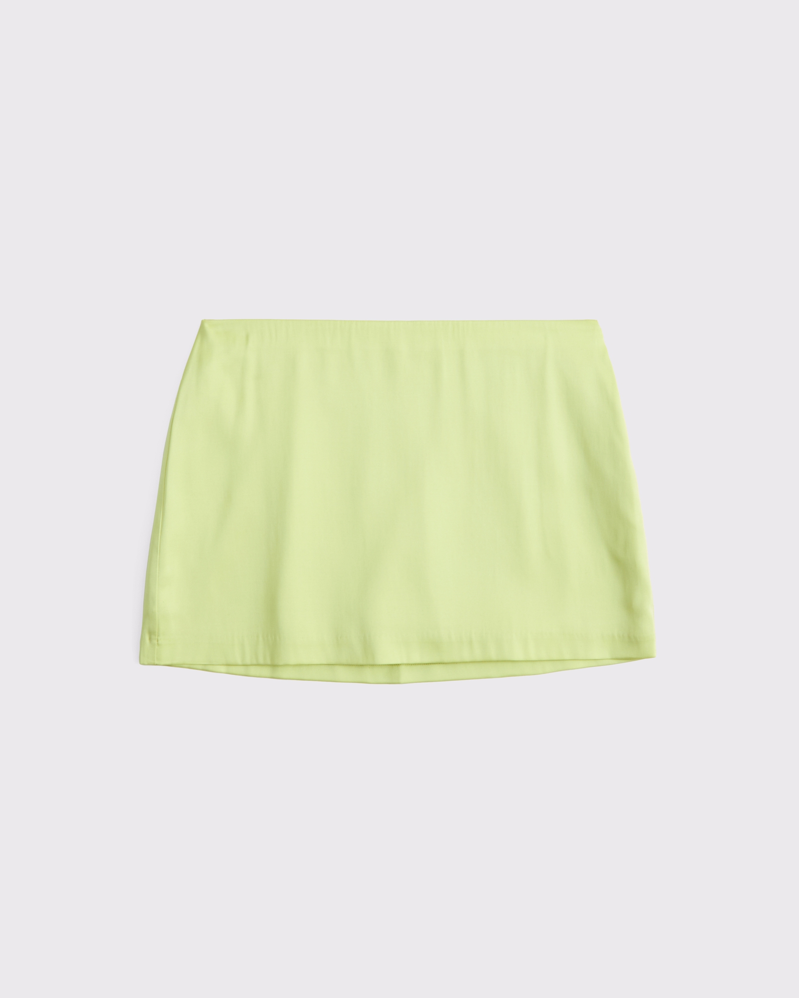 Minifalda pantalón de satín tiro medio A&F Scarlett