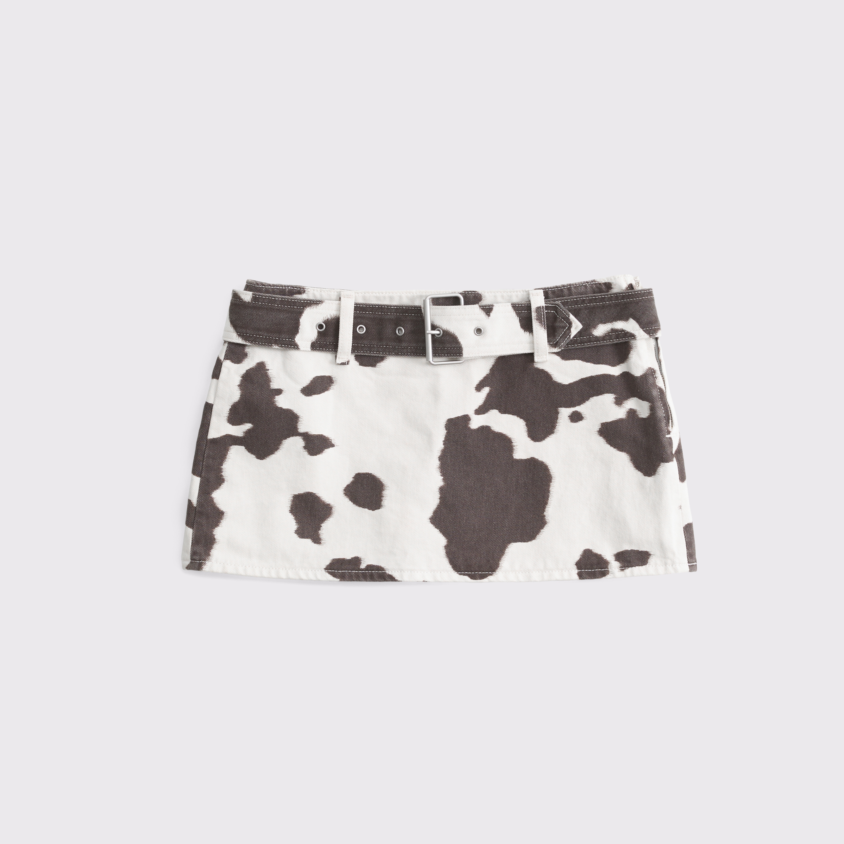 Minigonna In Denim Elasticizzato Floerns | Vita Bassa Con Fiocco Ricamato | Taglie XS-L (vita 66-80 Cm) | Per Spiaggia E Tempo Libero - 4