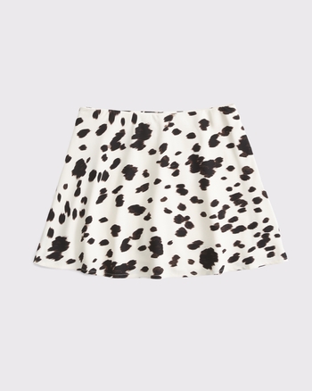 Flirty Corduroy Mid Waist Mini Skort main image 0