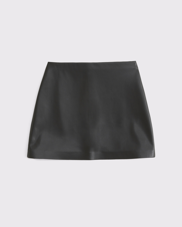 Women's The A&F Scarlett Vegan Leather Mini Skort | Women's Sale