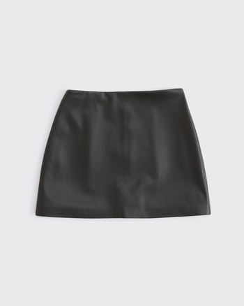 The A&F Scarlett Curve Love Vegan Leather Mini Skort