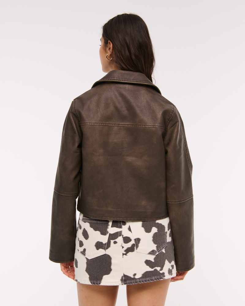 Mid Rise Denim Mini Skirt