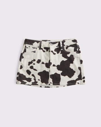 Curve Love Mid Rise Denim Mini Skirt from Abercrombie & Fitch - $60