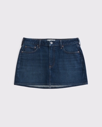 Curve Love Mid Rise Denim Mini Skirt