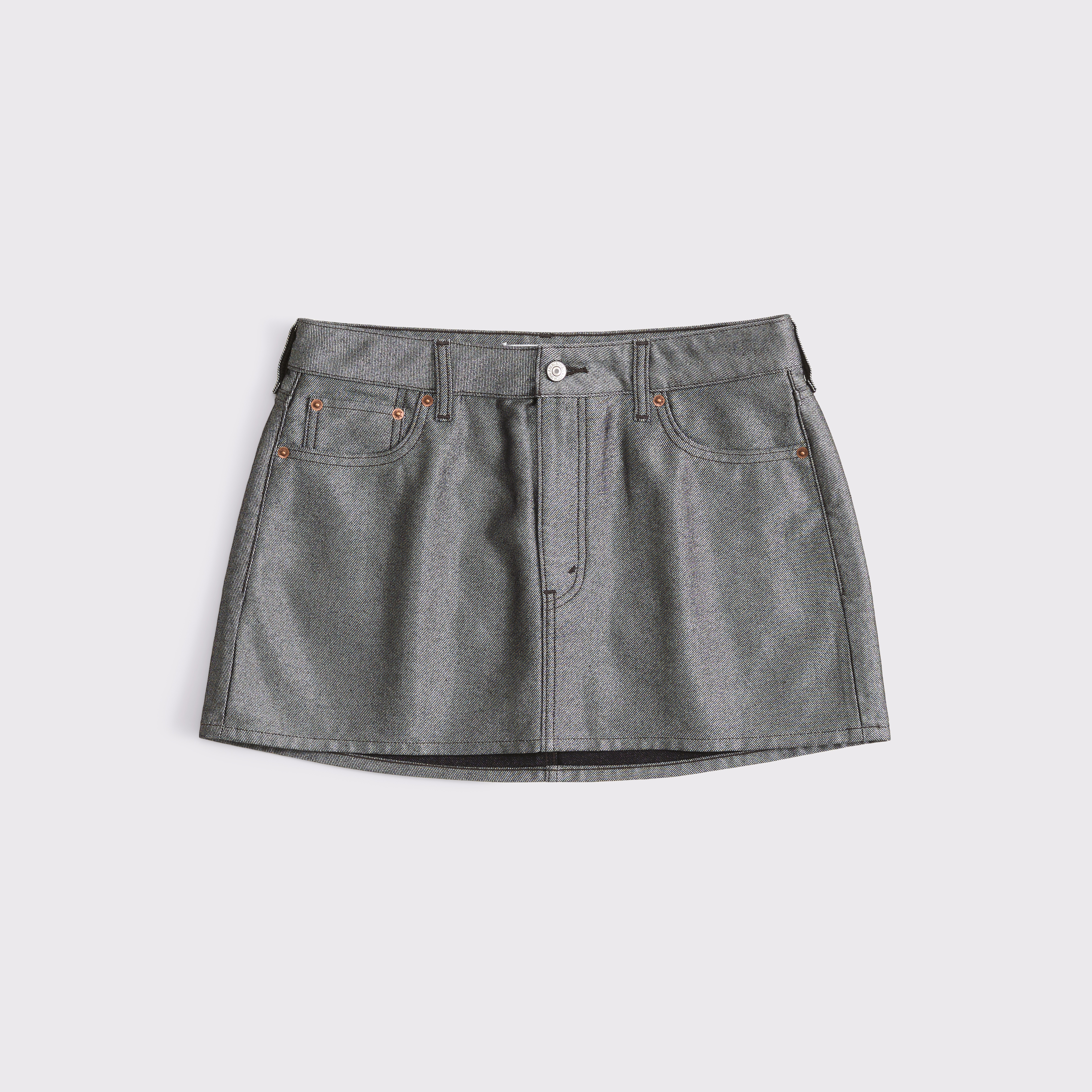 Women's Curve Love Mid Rise Denim Mini Skirt | Women's