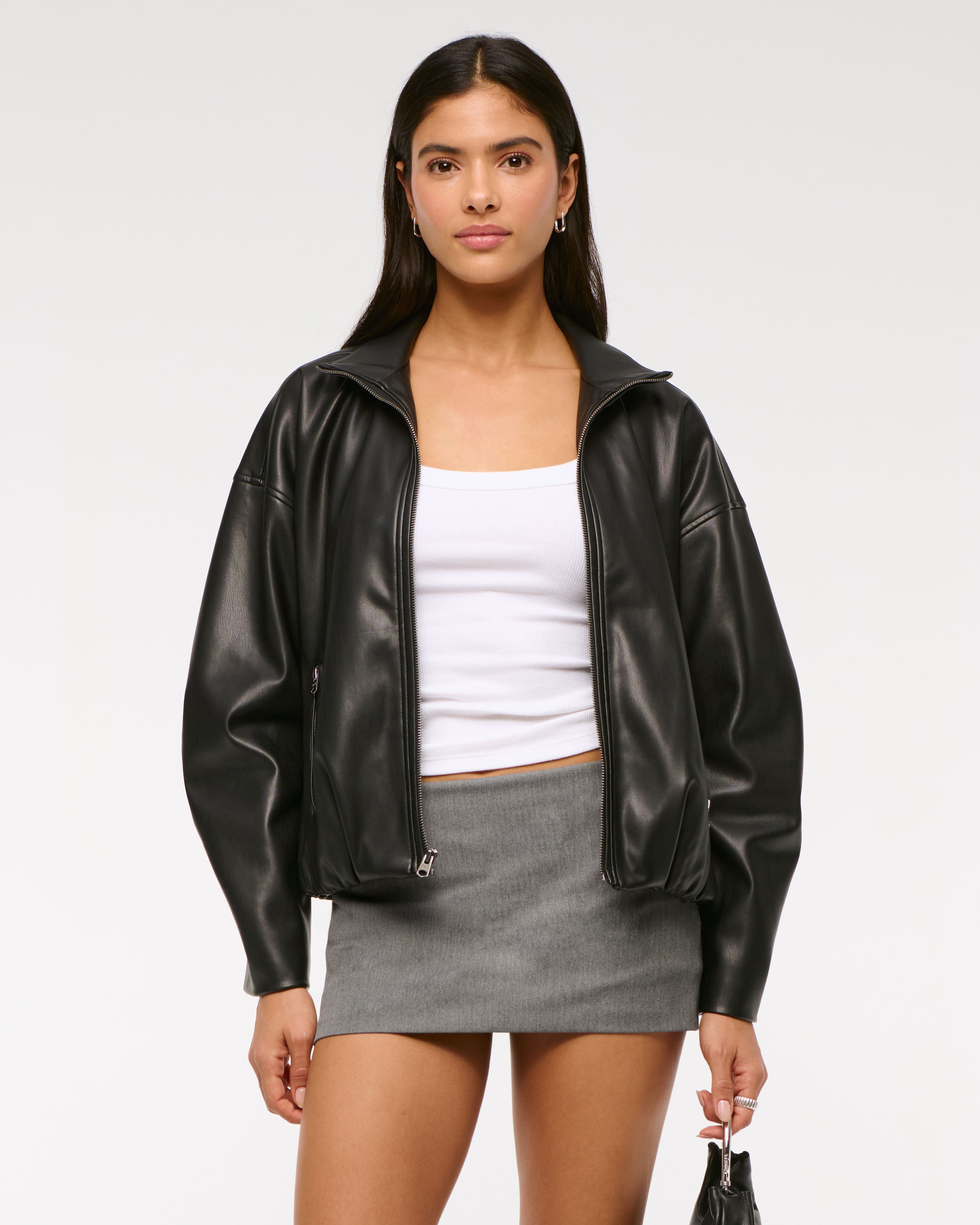 Abercrombie & Fitch The A&f Scarlett Low Rise Micro Skort In Gray