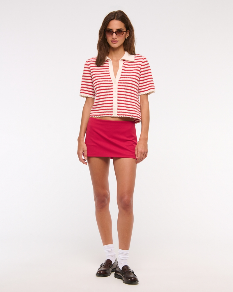 The A&F Scarlett Low Rise Micro Mini Skort