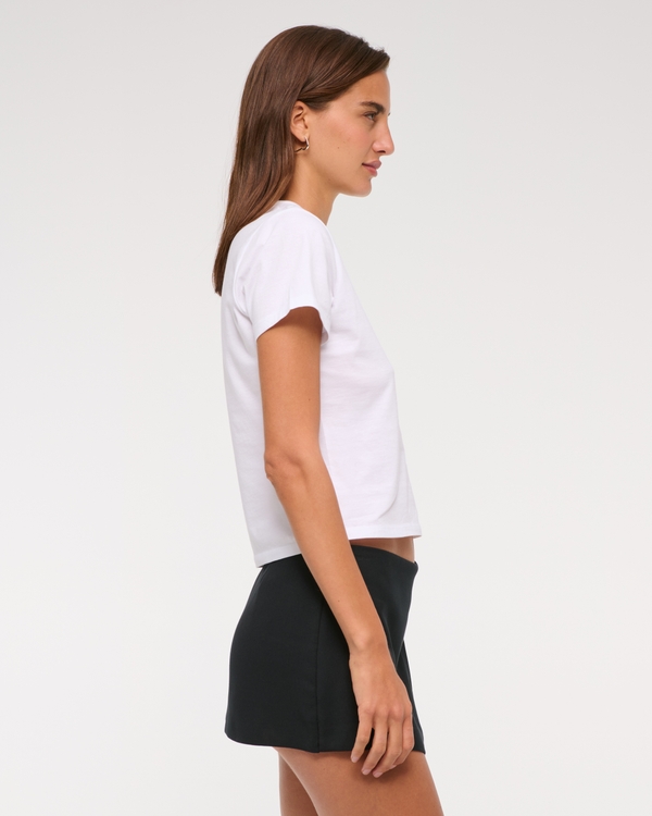 The A&F Scarlett Low Rise Micro Wrap Mini Skort