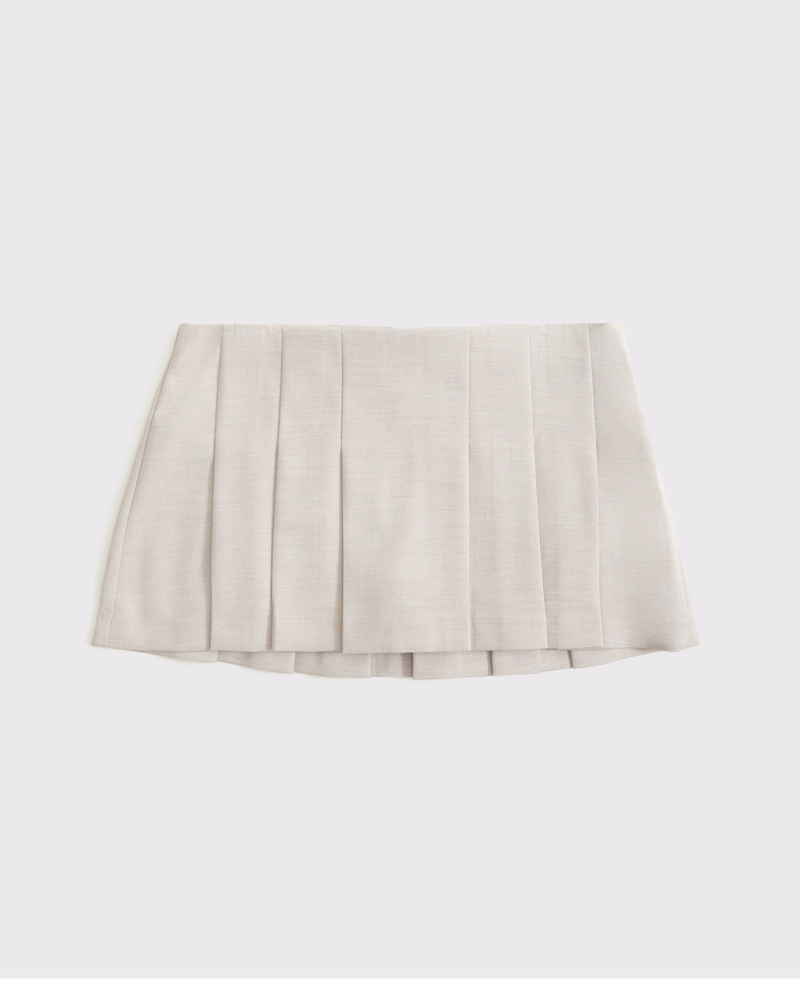 Women's The A&F Scarlett Low Rise Micro Pleated Mini Skort