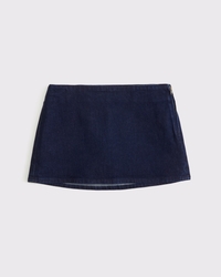The A&F Scarlett Low Rise Micro Denim Skort