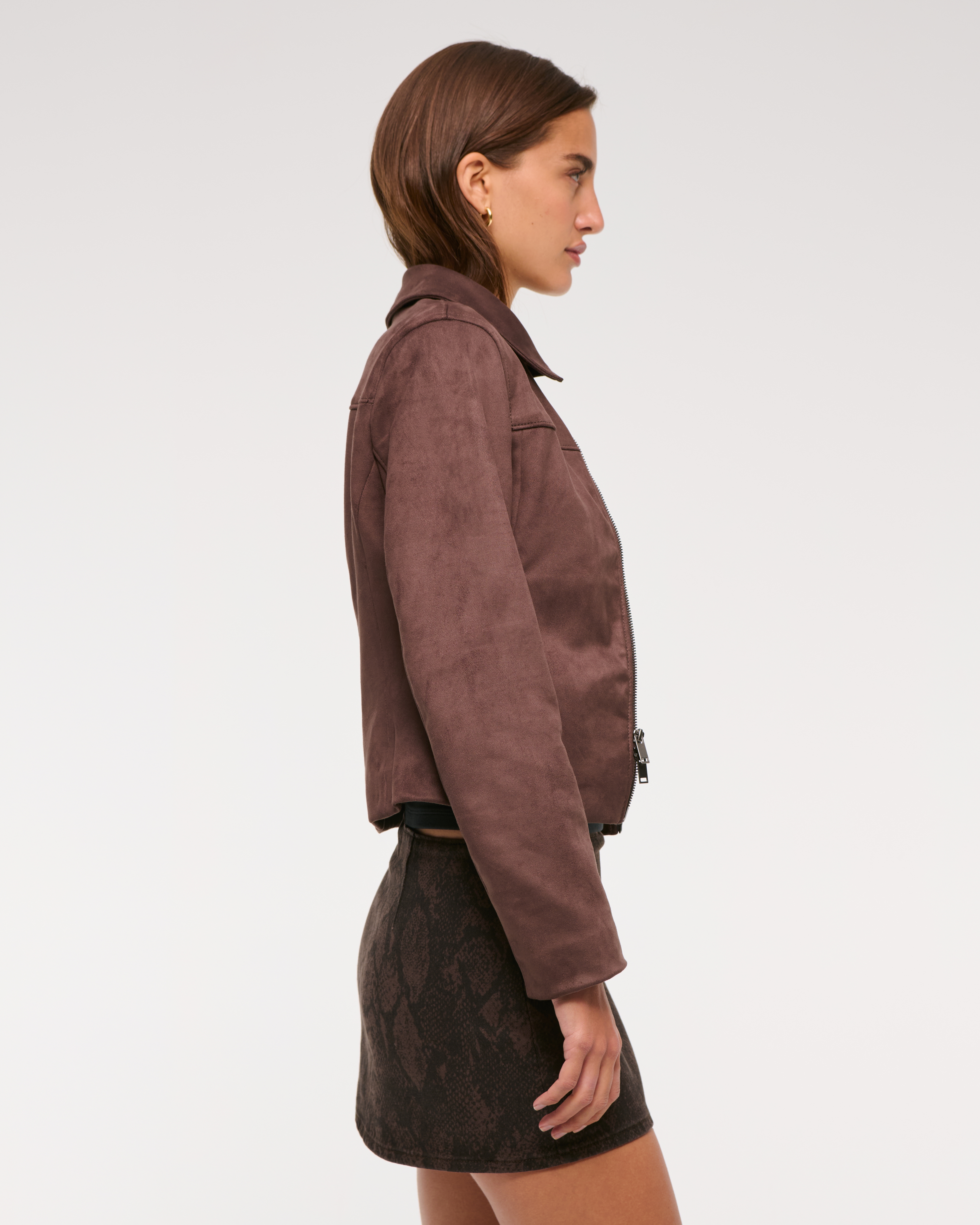 Abercrombie & Fitch The A&f Scarlett Low Rise Denim Micro Skort