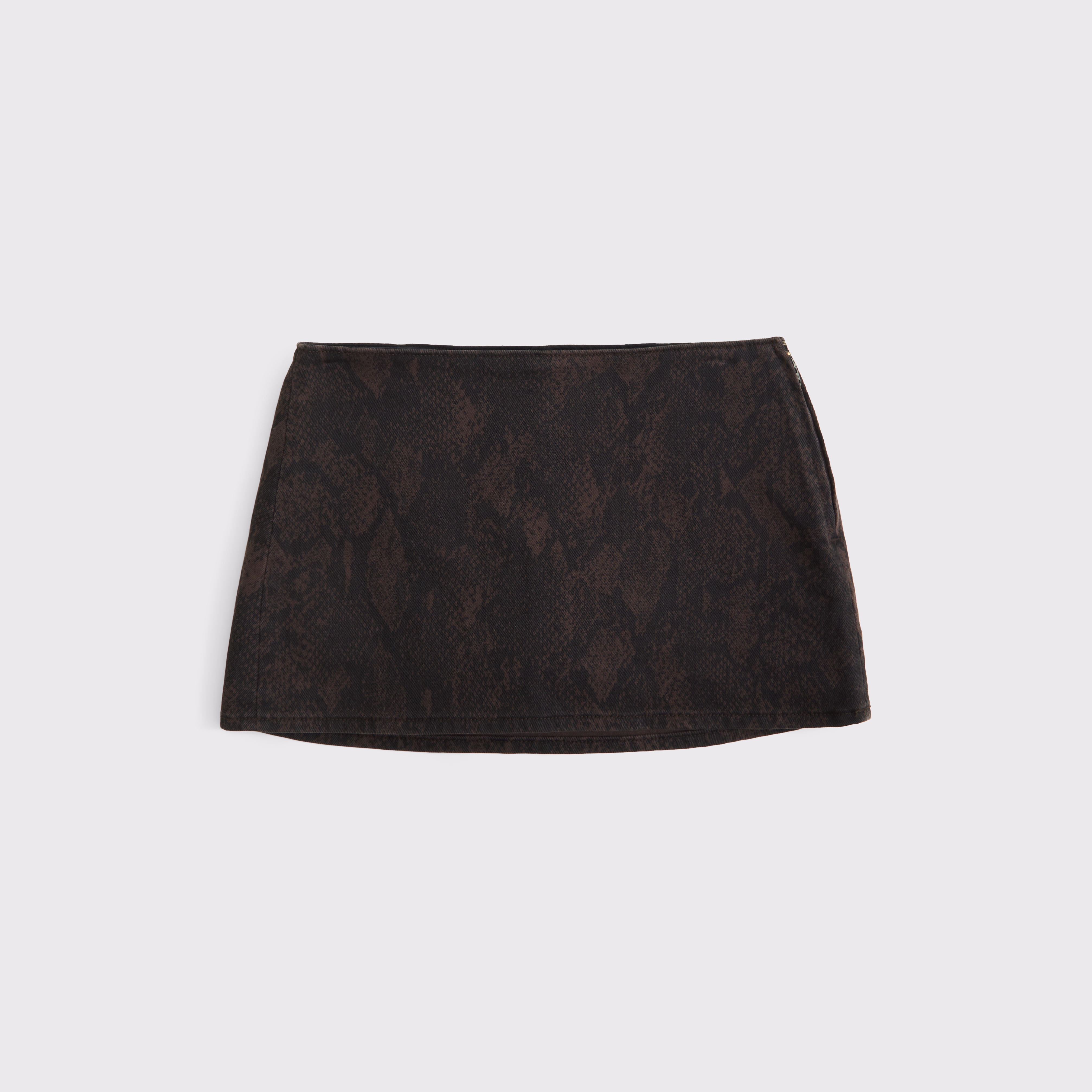 Abercrombie & Fitch The A&f Scarlett Low Rise Denim Micro Skort