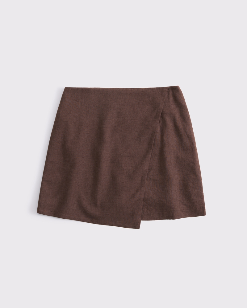 Mid Rise Pleated Mini Skort