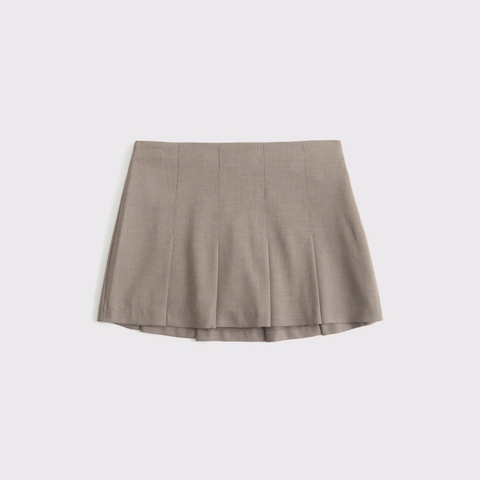Женские юбки Abercrombie & Fitch Mid Rise Wide Pleated Mini Skort