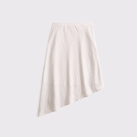 Женские юбки Abercrombie & Fitch Mid Rise Asymmetrical Hem Midi Skirt
