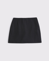 The A&F Scarlett Linen-Blend Mini Skort