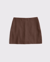 The A&F Scarlett Linen-Blend Mini Skort