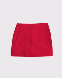 The A&F Scarlett Linen-Blend Mini Skort