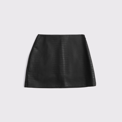 Женские юбки Abercrombie & Fitch The A&F Scarlett Vegan Leather Mini Skort
