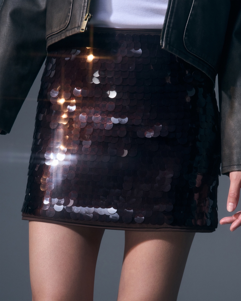 The A&F Scarlett Sequin Mini Skort