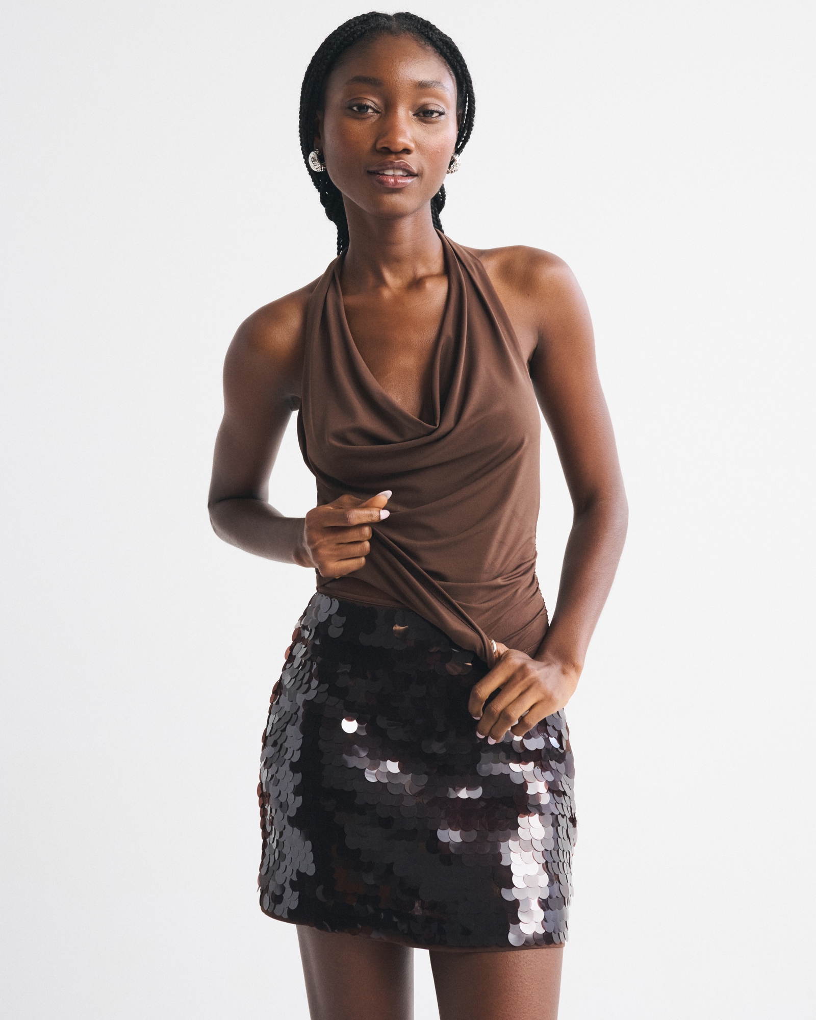 The A&F Scarlett Sequin Mini Skort