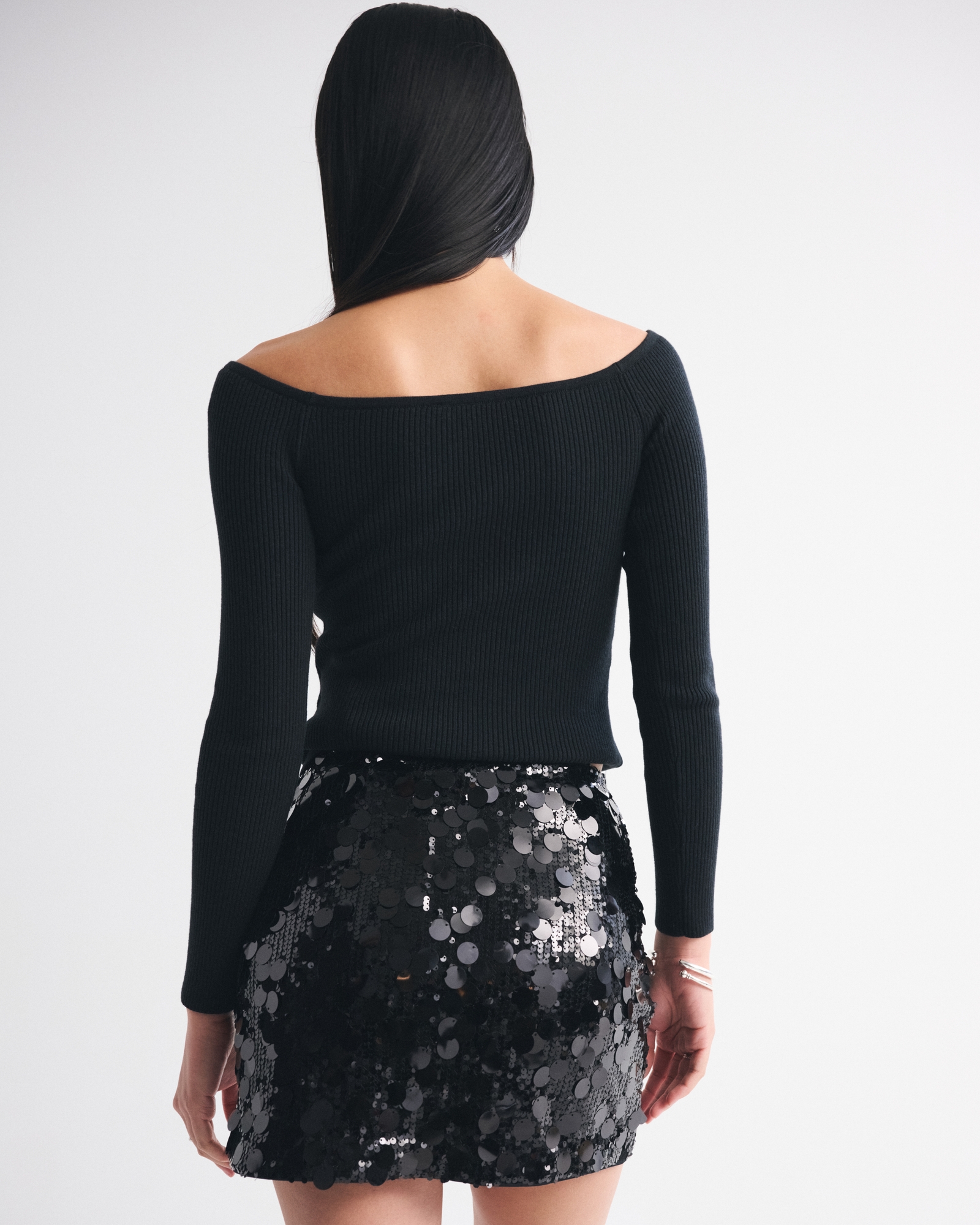 The A&F Scarlett Sequin Mini Skort