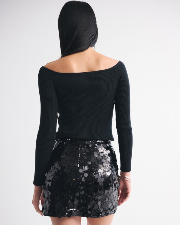 The A&F Scarlett Sequin Mini Skort