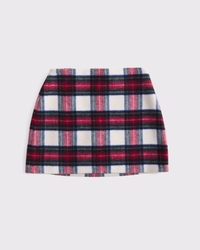 The A&F Scarlett Curve Love Wool-Blend Mini Skort