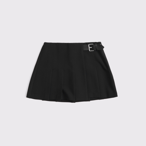 Женские юбки Abercrombie & Fitch Hardware Pleated Wrap Mini Skort