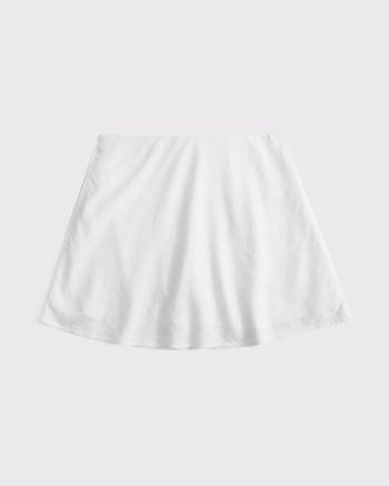 The A&F Sienna Linen-Blend Mini Skort