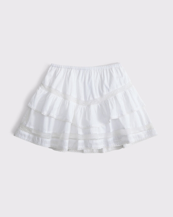 High Rise Drop-Waist Mini Skort
