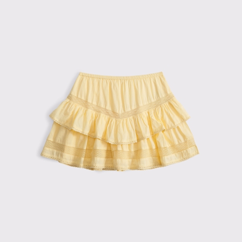 Женские юбки Abercrombie & Fitch High Rise Drop-Waist Mini Skort