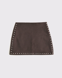 High Rise 90s Relaxed Vegan Suede Pant