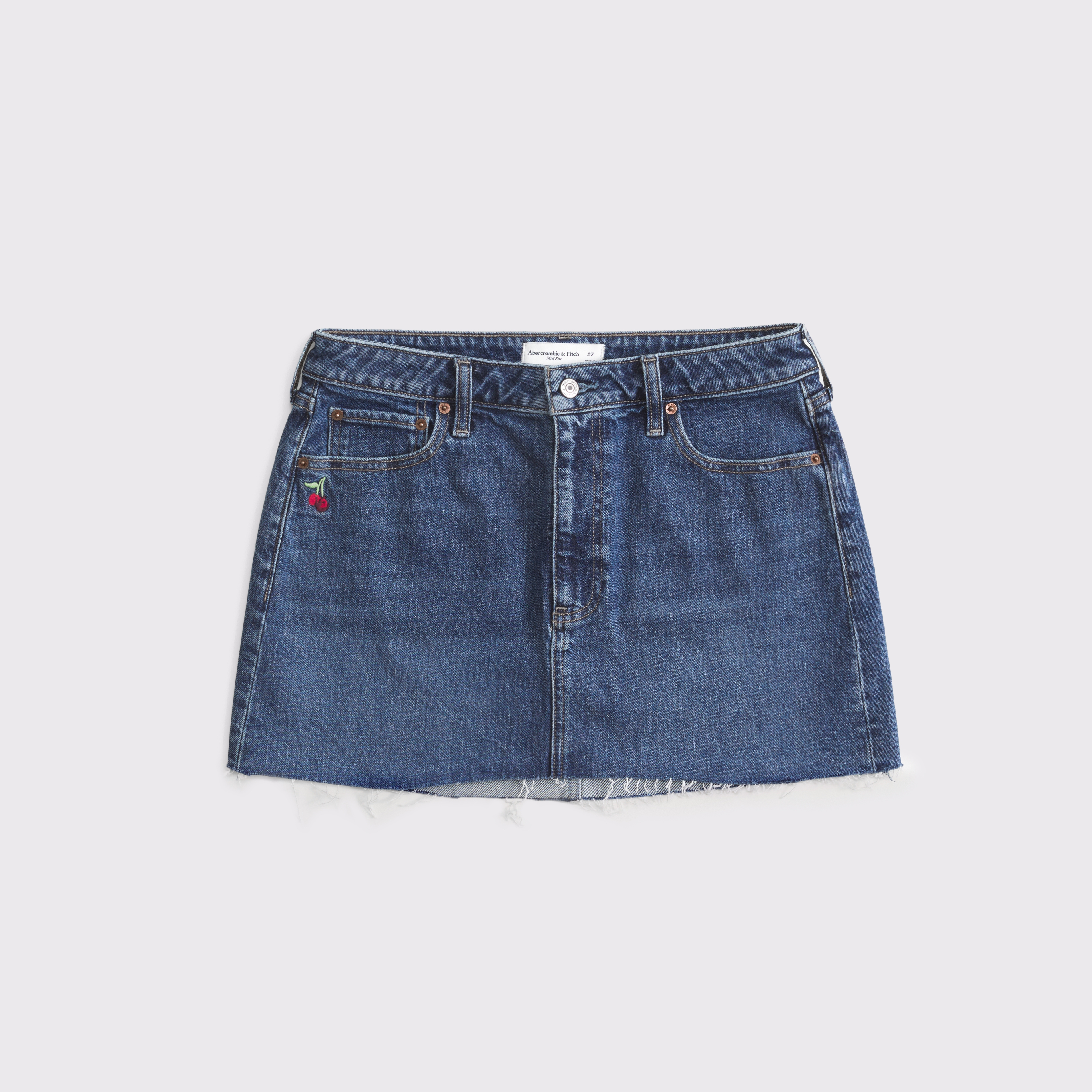 Women's Curve Love Mid Rise Denim Mini Skirt | Women's