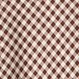 brown gingham
