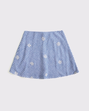 The A&F Sienna Linen-Blend Mini Skort